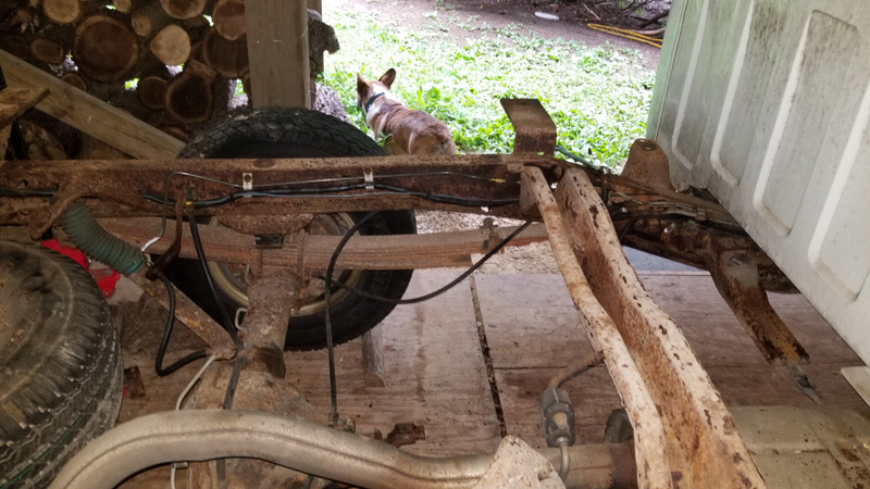 New brake line installed!